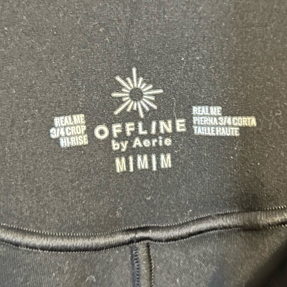 Offline by aerie Real Me 3/4 Crop Hi-Rise leggings - Picture 4 of 4